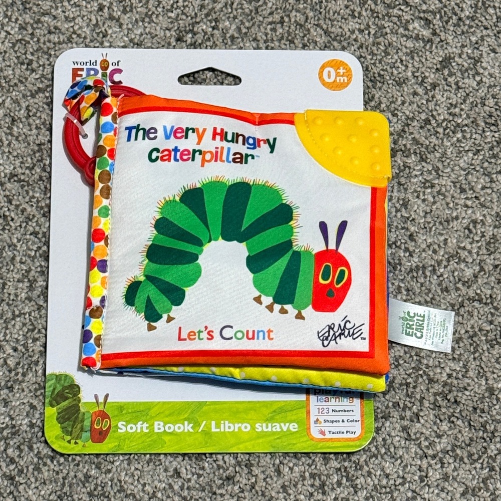 World of Eric Carle The Very Hungry Caterpillar Soft Book Teether Multi 0m+ Baby